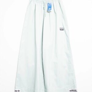 adidas Women’s Mint Green Wide-Leg Joggers